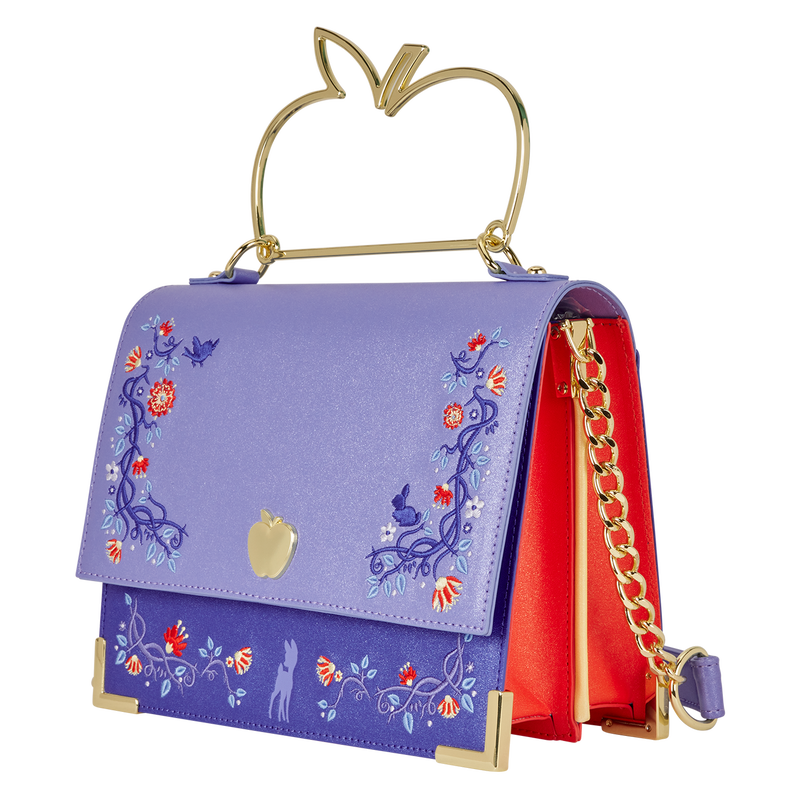 Snow White Shimmer Crossbody Bag